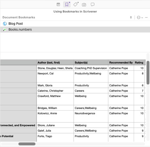 Scrivener screenshot