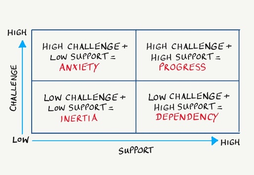 The Support-Challenge Matrix