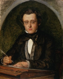 Portrait of Wilkie Collins by Charles Allston Collins