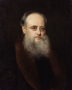 Portrait of Wilkie Collins by Rudolph Lehmann