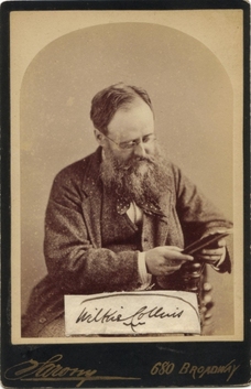 Portrait of Wilkie Collins by Napoleon Sarony