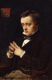 Portrait of Wilkie Collins by John Millais